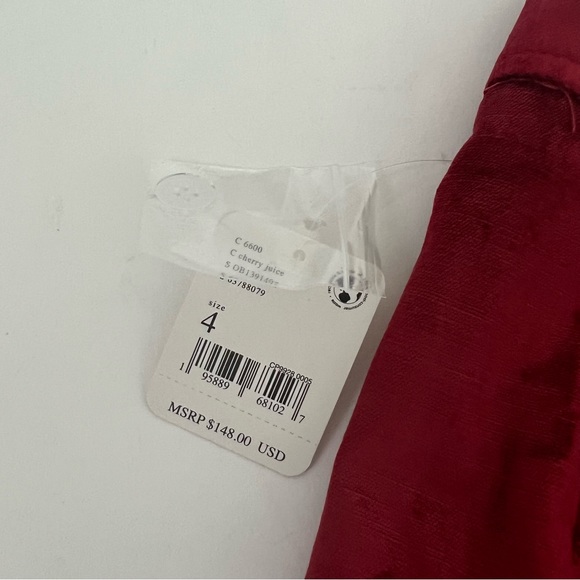 Free People Walk With You Velvet Trousers In Cherry Juice Color- New With Tag - Picture 9 of 13